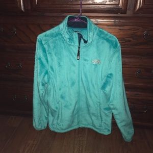 The north face teal osita full zip jacket